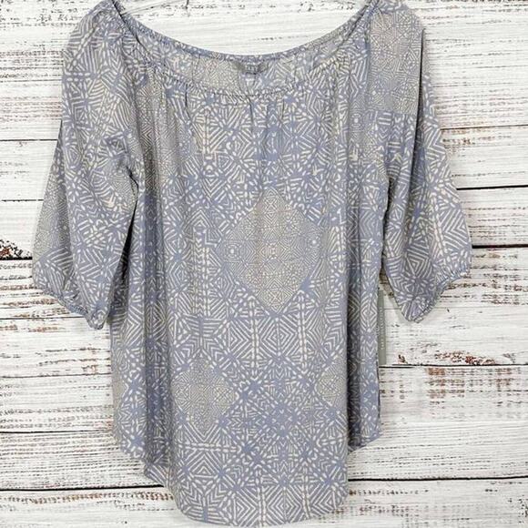 NEW Tart Calyse Stitch Fix Light Purple On or Off Shoulder Blouse Shirt Small - Picture 3 of 12